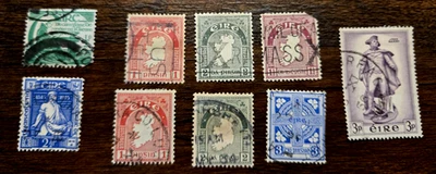 Ирландия 1923 1944, 1945 1956 классическая коллекция б/у - Изображение 1 из 4