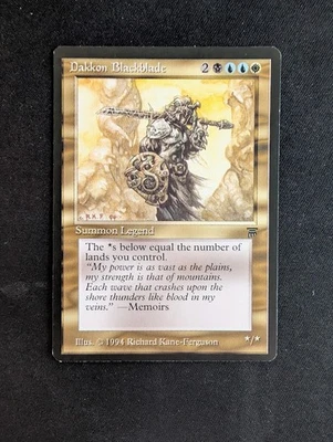 Dakkon Blackblade NM - Legends - Magic the Gathering - Image 1 of 2
