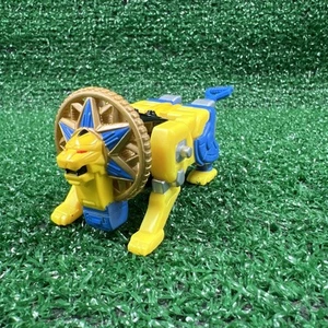 Yellow Hurricane Lion Zord Ninja Storm Power Rangers Mini Megazord Bandai Figure - Picture 1 of 7