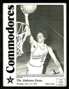 Programma basket maschile Vanderbilt vs Alabama 1979 - Foto 1 di 3