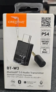 Creative BT-W3 Compatible with PS4/PS5/Nintendo Switch Bluetooth Transmitter USB - Afbeelding 1 van 2