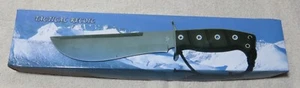 Frost Cutlery Fixed Blade Black Knife TA-002 TACTICAL RECOIL - Picture 1 of 5