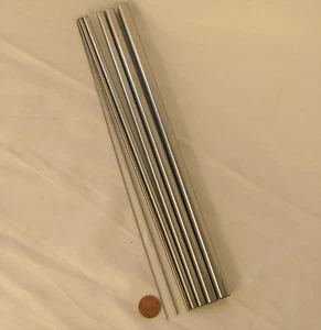 8 Stück 304 Edelstahl Rohr Rohrlänge 12" Außendurchmesser 0,5-12 mm Neu - Bild 1 von 2