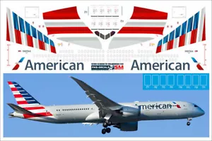 1/144 PAS-DECALS Boeing-787-900 -10 Dreamliner AMERICAN AIRLINES Nuovo ZVEZDA - Foto 1 di 1