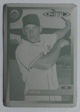 1/1 Chris Woodward 2005 Topps Total Magenta Press Plate New York Mets 1 of 1 #83