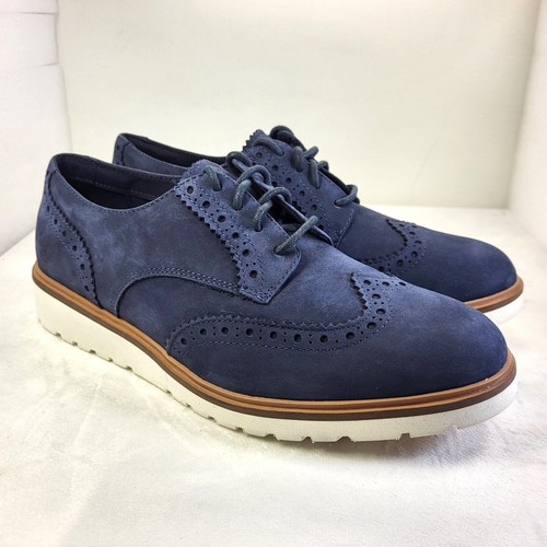 TIMBERLAND Ellis Street Oxford scarpe da donna nabuk blu navy UK7 5 *NUOVE INUTILIZZATE* (X62)