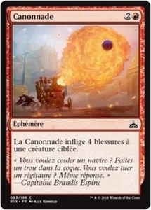MTG Magic RIX FOIL - Bombard/Canonnade, French/VF - Picture 1 of 1