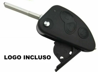 COVER GUSCIO CHIAVE TELECOMANDO 3 TASTI KEY SHELL PER ALFA ROMEO 147 156 166 GT - Immagine 1 di 4