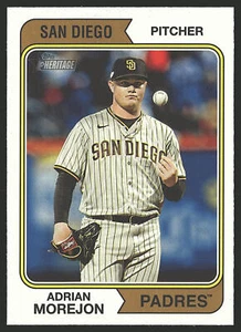 2023 Topps Heritage #163 Adrian Morejon - Picture 1 of 2