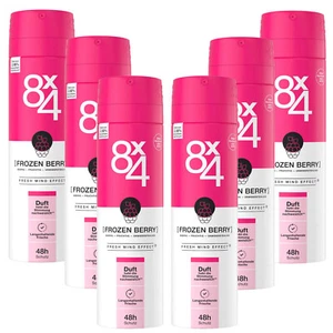 6x 150ml 8x4 Deospray Frozen Berry N°15 48h Schutz beerig fruchtig langanhaltend - Bild 1 von 4