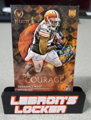 2014 Topps Valor - Courage #115 Terrance West /399 (RC) Browns - Image 1 of 2