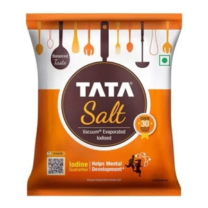 Sal de Tata Tata Namak Sal yodada evaporada al vacío Cocina diaria, 1 kg - Imagen 1 de 8