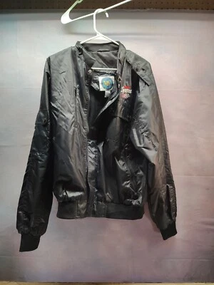Chaqueta Bordada De Colección Castrol Syntec Racing Nylon MV Sport Talla L NEGRA Foto 1 de 4