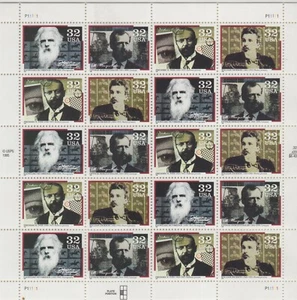 Scott 3061 - 3064 - Pioneers Of Communication. Sheet Of 20  MNH. OG.   #02 3061 - Picture 1 of 1