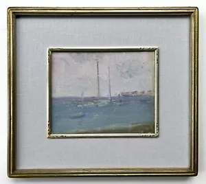 Early 20th c. Impressionist New England Coastal landscape, E.C. Zabriskie - Picture 1 of 15