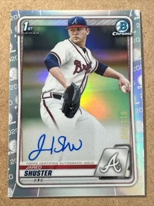 2020 Bowman Draft Jared Shuster Chrome Draft Pick Autographs Refractor #13/499 - Picture 1 of 1