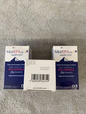 MINAMI NUTRITION 3x Minami MorEPA Smart Fats Mini 6 Years+6 Capsules Strawberry Flavor Exp 2025