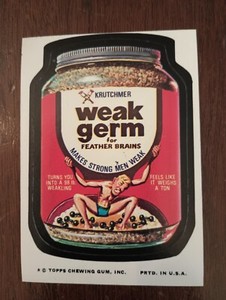 1975 Topps Wacky Packages (12th Series) (Weak Germ) (NRMT)