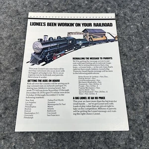 Vtg Original "Lionel's Been Workin' On Your Railroad" Brochure - Foto 1 di 4