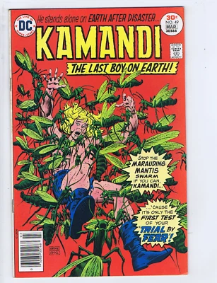 Kamandi, The Last Boy on Earth #49 DC 1977 '' Trial by Fear ! '' - Image 1 of 2