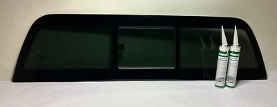 Fit 2004-2012 GMC Canyon Rear Manual Sliding Glass Window Non-Heat+Glue - Image 1 of 3