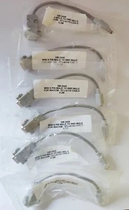Mini 8 Pin Male To 9 Way D Male - X 6 - Afbeelding 1 van 4