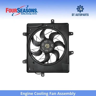 Para 2001-2005 Chrysler PT Cruiser conjunto de ventilador de refrigeração do motor 4 estações 2002 - Imagem 1 de 4