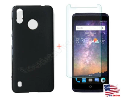 Funda Carcasa TPU Suave + Vidrio Templado 9H Para Teléfono Celular Inalámbrico ZTE Gabb Z2 Leer Foto 1 de 3