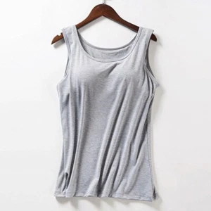 Womens Vest Tank Tops Camisole T Shirts Stretch Long Workout Fitness Sport Yo & - Picture 1 of 25