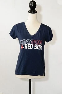 Soft as Grape Boston Red Sox woman's v neck t-shirt small baby tee - Picture 1 of 6