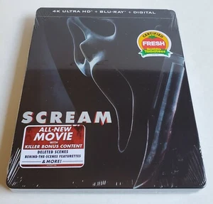 SCREAM STEELBOOK 2022 (4K UHD + Blu-Ray + Digital) Courtney Cox, Neve Campbell - Imagen 1 de 7