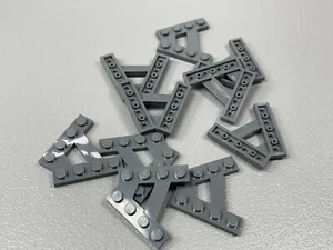 LEGO dunkel bläulich grau A-förmige Keilplatte 2 Reihen von 4 Noppen - 15706 (x10) - Bild 1 von 8