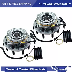 2 Front Wheel Hub Bearing for 05-10 Ford F-250 F-350 Super Duty 4x4 (HD DESIGN) - Bild 1 von 7