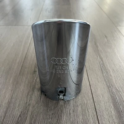 OEM 2017 2018 2019 AUDI A4 B9 EXHAUST TAIL PIPE TIP USED 8W0253825B - Image 1 of 3