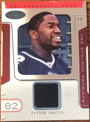 2002 Fleer Hot Prospects Rookie Jersey Daniel Graham #83 #’d 0148/1000 - Image 1 of 3