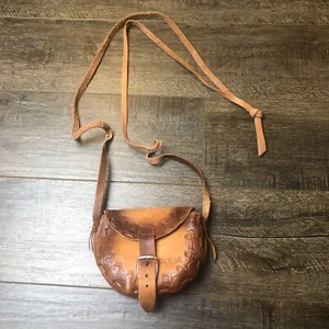 Handtasche Umhängetasche Kuba Handarbeit 100% Leder - Bild 1 von 4