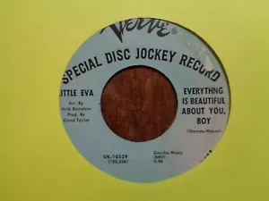 LITTLE EVA 45 NORTHERN DJ VERVE 10529 VG+ Everything Is Beautiful About You Boy - Picture 1 of 1