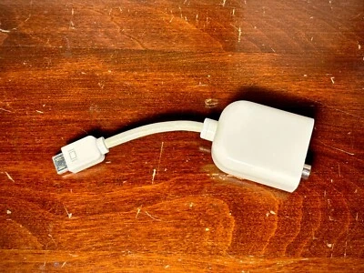 Apple Mini VGA to RCA Composite/S-video AV Cable Adapter - Image 1 of 4