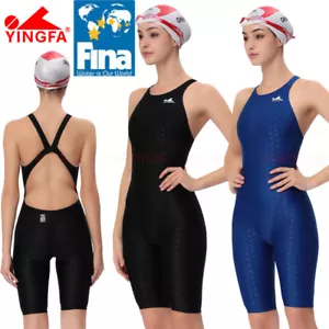 TRAJE DE BAÑO PIEL DE TIBURÓN APROBADO FINA NUEVO CON ETIQUETAS YINGFA 925 PARA MUJER - Imagen 1 de 4