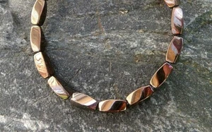 Men’s Women’s 100% Copper Magnetic Hematite Bracelet Anklet Necklace AAA+ - Picture 1 of 5