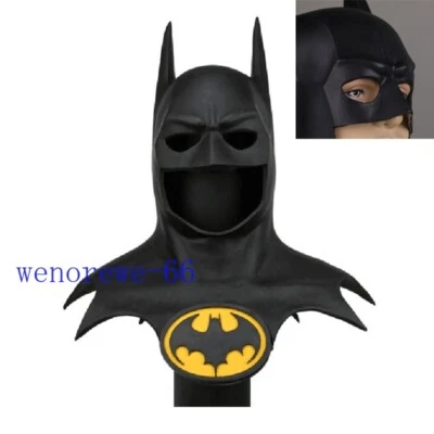 New Superhero Bruce Wayne Mask The Batman Full Head Mask Cosplay Props Halloween - Image 1 of 4