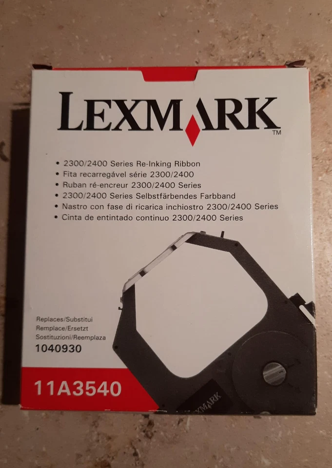 Lexmark 11A3540 Nastro 1040930 series 2300/2400 - Immagine 1 di 3