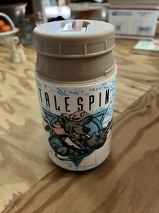 VINTAGE PLASTIC THERMOS TALE SPIN ONLY ALADDIN DISNEY 1990S BALOO - Picture 1 of 5
