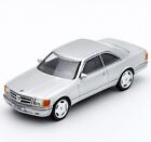 CR DCT 1:64 Silver 500SEC Coupe Classic Sports Model Diecast Metal Car