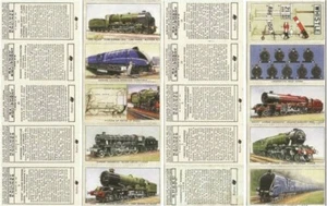 Eisenbahn Zigarettenkarten WD & HO Wills 1936 Motoren 1938 Ausrüstung Speed Replicas - Bild 1 von 1