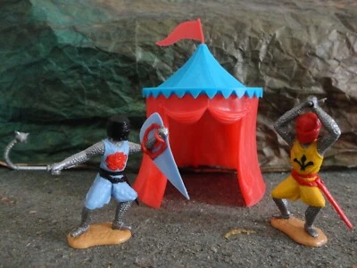 CAMPAMENTO DE CABALLEROS CRUZADOS MEDIEVALES TIMPO WILD WEST SWOPPET #5 Foto 1 de 4