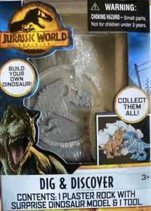 NEW Jurassic World Surprise BREAK OPEN Dinosaur Dig & Discover KIDS LOVE THEM !! - Picture 1 of 1