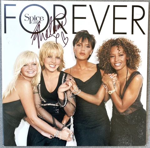 Melanie C Signed IP Spice Girls FOREVER Vinyl Record LP - Authentic Sporty Spice Cover