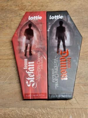 Lottie London Vampire Diaries Love Sucks Eyeshadow Palettes Team Stefan & Damon