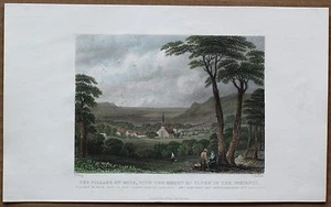 HOLLAND: Bartlett Druck BILCHE UND BERG VON ELTEN (#23), 1837. - Bild 1 von 1
